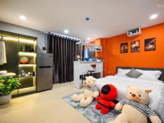 Căn hộ 1 phòng ngủ phong cách tối giản, ngay trần não, khu dân cư an ninh, nội thất dầy đủ