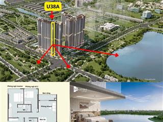 Căn hoa hậu 3n 2wc lakeside hợp gia chủ tây tứ trạch  tầng trung  view 2 mặt hồ nhỉnh 6tỷ