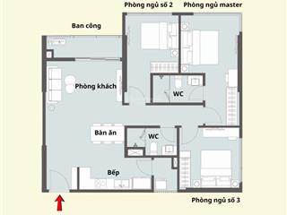 Hiếm nhất lakeside căn 3pn 2wc 89.3m2 view hồ gia lâm hợp gia chủ tây tứ trạch, giá chỉ 6xtr/m2