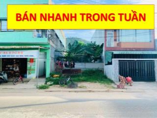 [bán nhanh] đất mặt tiền đường 7m5 gần chợ hòa khánh, đh bách khoa.