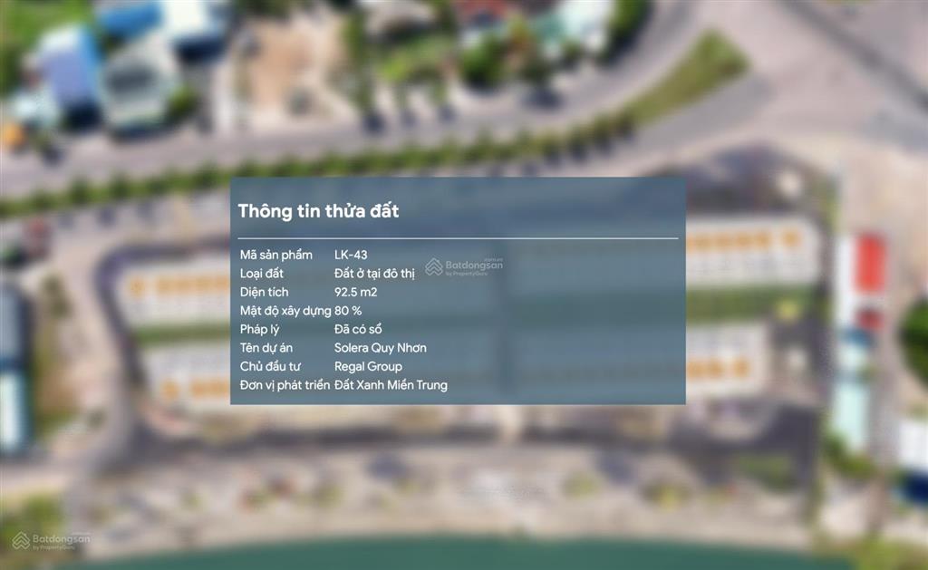"duy nhất 01 suất ngoại giao" mặt sông solera quy nhơn giá 5 tỷ hơn cho khách hàng nhanh chân nhất