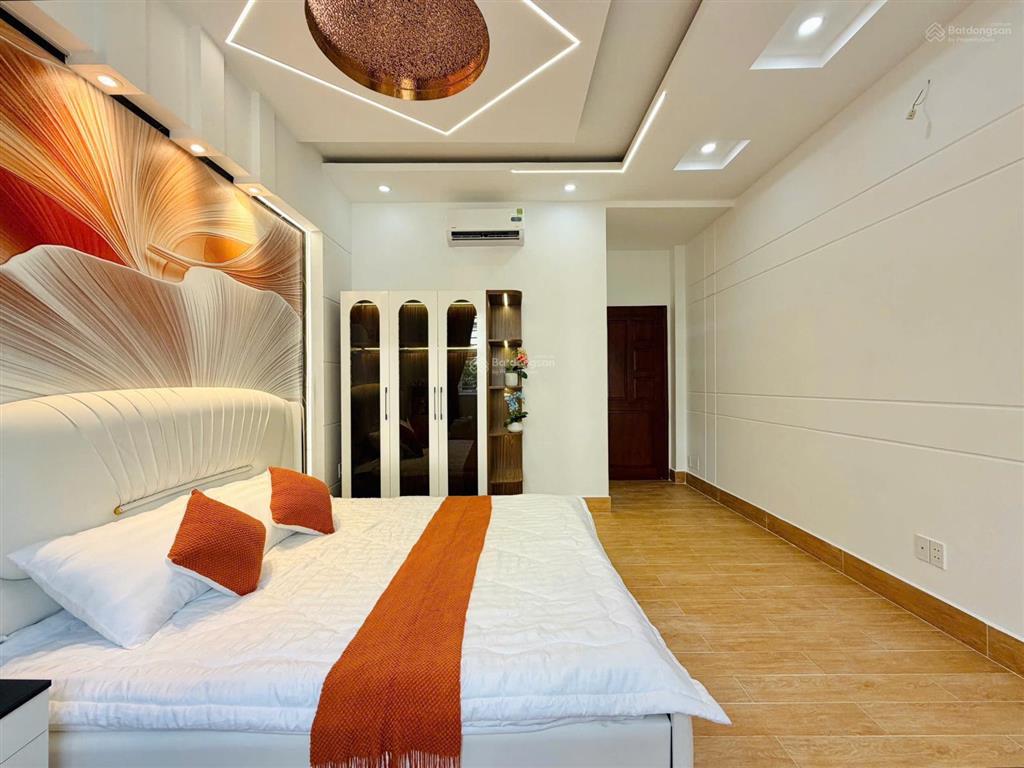 Nhà 4 lầu mới ở liền hxh đs 30 ngay chợ an nhơn p6, 4mx13.5m = 54m2 giảm còn 8,65 tỷ