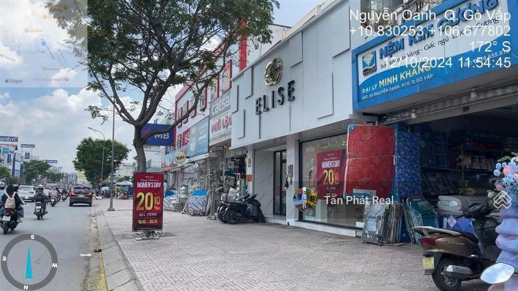 Mtkd nguyễn oanh p6 ngay chợ an nhơn dt 4mx22=84m2 1trệt 3lầu giá chỉ 16 tỷ