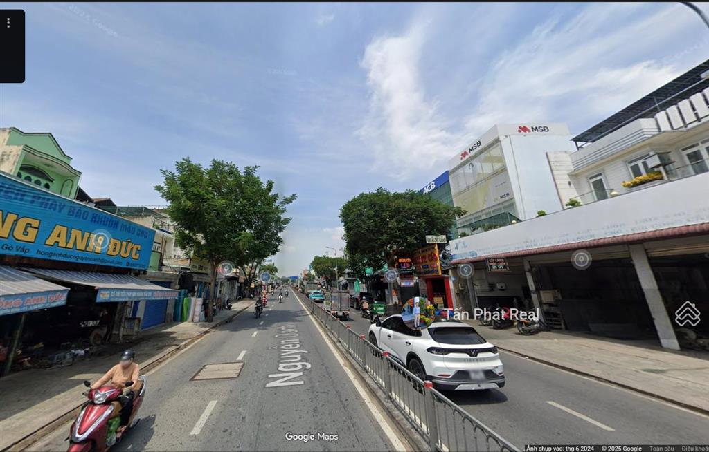 Mtkd nguyễn oanh p6 ngay chợ an nhơn dt 4mx22=84m2 1trệt 3lầu giá chỉ 16 tỷ