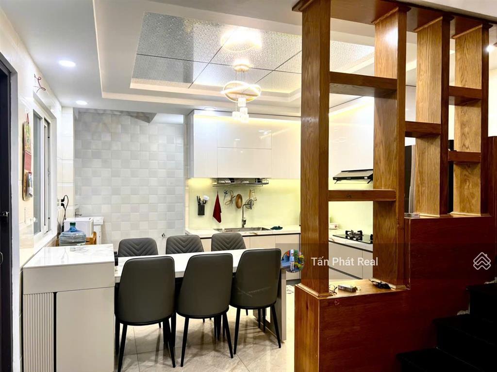 Hot! hxh 4 lầu mới ở liền, 102 lê văn thọ, cv làng hoa cn 76.7m2=4mx16m nh 5,7m, giảm còn 8,8 tỷ
