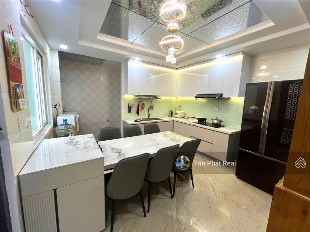 Hot! hxh 4 lầu mới ở liền, 102 lê văn thọ, cv làng hoa cn 76.7m2=4mx16m nh 5,7m, giảm còn 8,8 tỷ