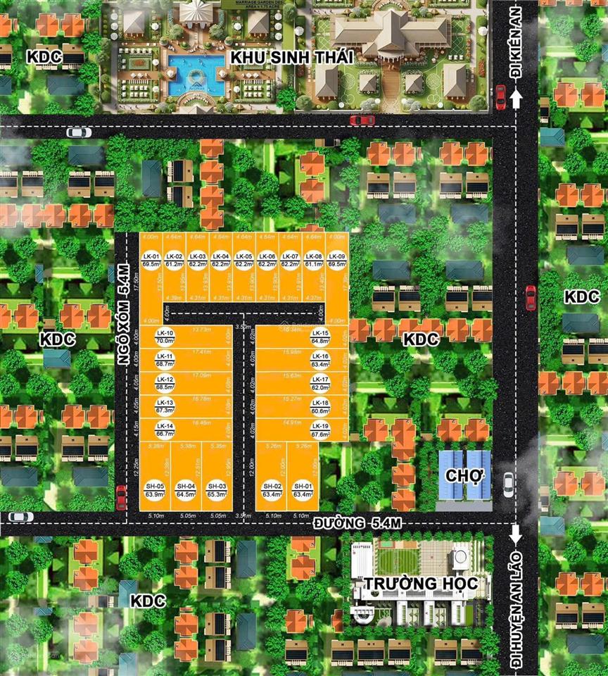 Bán lô đất f0 tại thái sơn  an lão