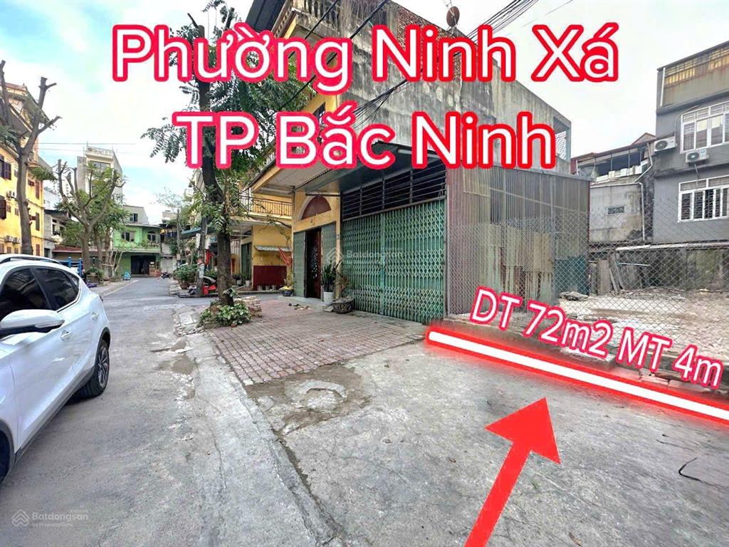 Bán lô giãn dân ninh xá làn 2 nguyễn cao (view vườn hoa, sát chợ đọ) diện tích 72m mặt