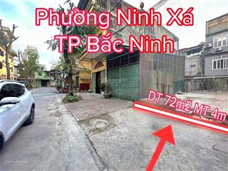 Bán lô giãn dân ninh xá làn 2 nguyễn cao (view vườn hoa, sát chợ đọ) diện tích 72m mặt