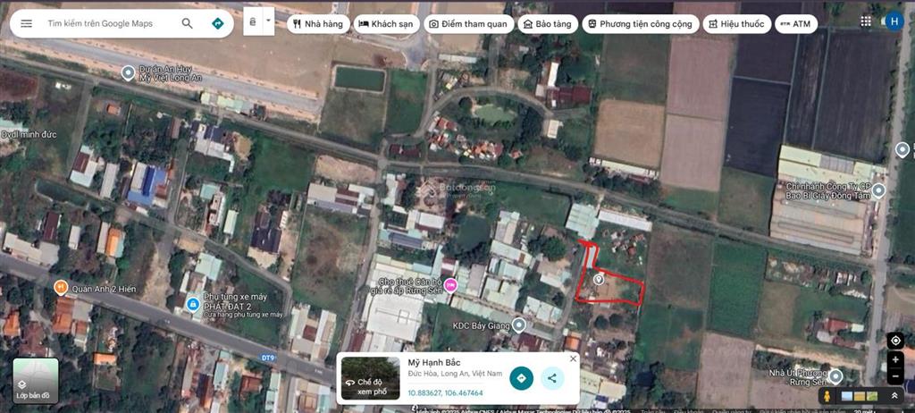 Chính chủ bán đất vàng ngay sát kdc an huy long an vị trí đắc địa