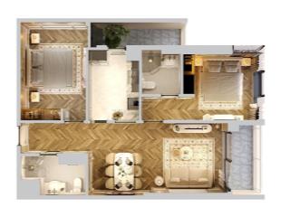 Ch chính chủ newtown diamond đà nẵng, giá siêu hời 6,1 tỷ, 83m2, 2pn vị trí đắc địa, gần biển