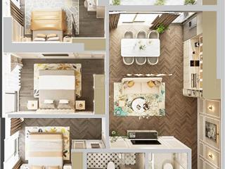 Bán cc newtown diamond đà nẵng, chỉ 6,8 tỷ, 100,74m2, 3pn + 2wc