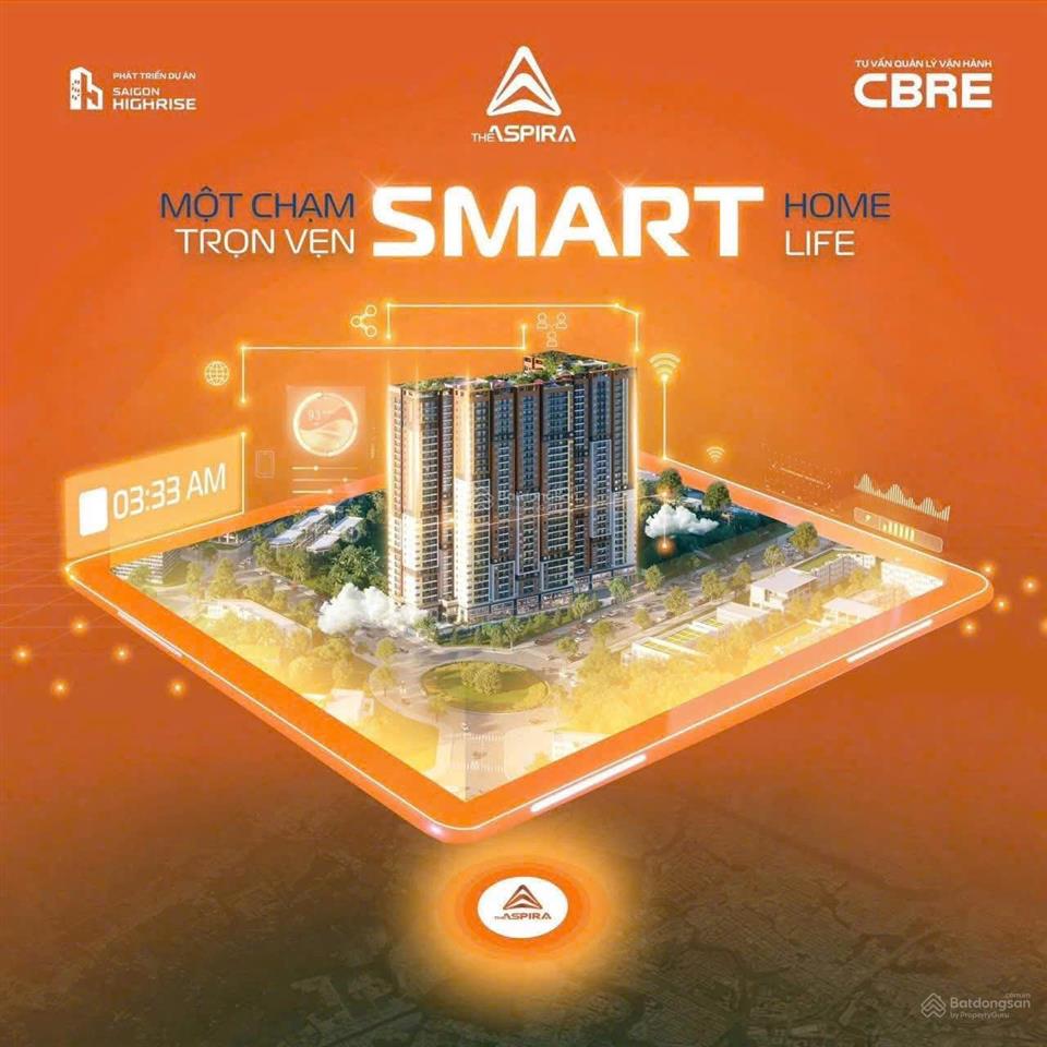 Tặng trọn bộ smarthome 4.0 căn góc b05 the aspira góp 6,8tr/tháng, cách metro 800m ân hạn gốc 5 năm
