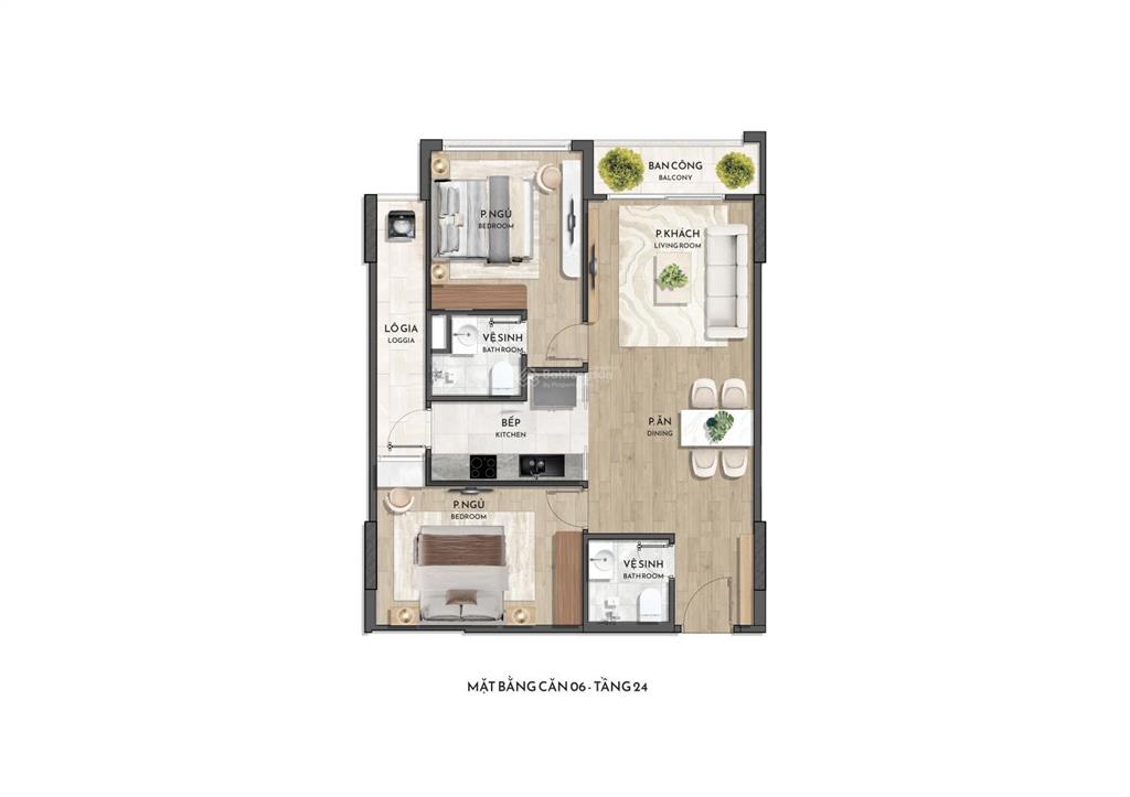 Chính chủ cần bán gấp căn 2 ngủ 76m2 tầng trung đẹp view bể bơi sân vườn giá tiến độ chỉ 7,462 tỷ