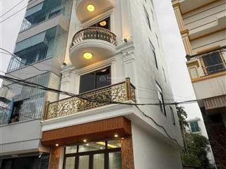 Bán nhà lô góc 6 tầng  35m2  thang máy  oto tải thông qua nhà  sát mặt chợ  la tinh  hoài đức