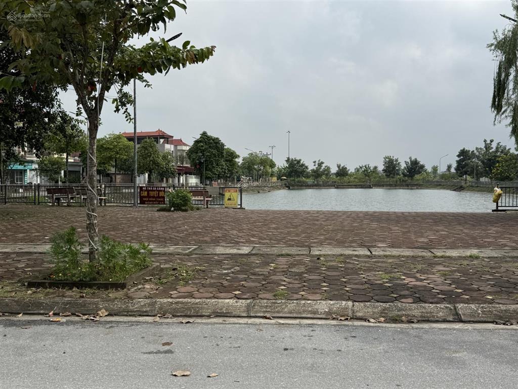 Bán đất nguyên khê 120m mặt tiền 6,7m hai thoáng trước sau view công viên, đường ô tô tránh