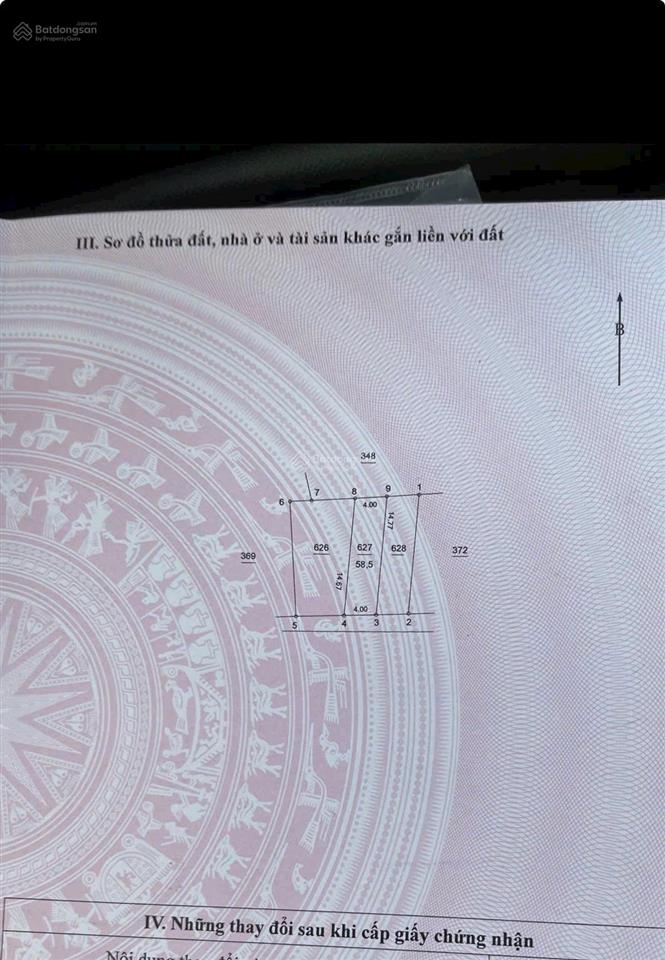 Bán đất tại xã bích hòa, 5,616 tỷ, 58.5m2, mặt tiền 4m, ngõ rộng 3m