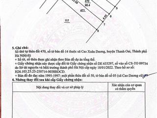 Bán đất tại quốc lộ 21b, dân hòa mới, thanh oai, hà nội, 3,5 tỷ, 98,4m2, view đẹp