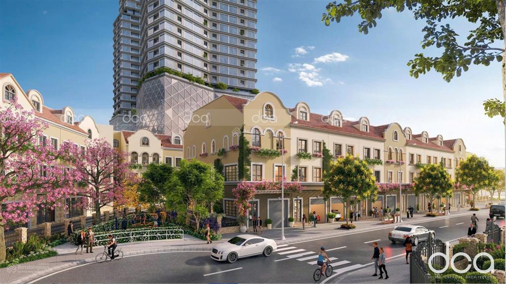 Bán căn shophouse nhà phố đối diện vinhomes thăng long. giá tốt 190 triệu/m2