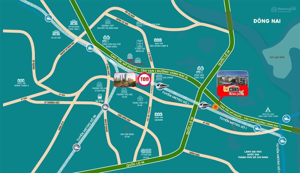 Bán nhà phố liền kế bcons eden park cơ hội sở hữu nhà phố cao cấp tại dĩ an