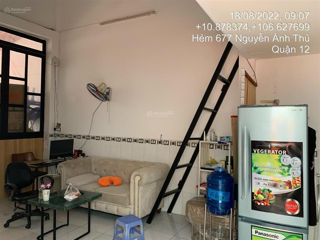 Nhà cấp 4 hẻm 5m thông đường nguyễn ảnh thủ, 6x20m, giá 5.15 tỷ