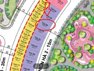 Bán biệt thự song lập th228 ôm trọn 2 đại công viên vinhomes dương kinh hướng nam.  0969 162 ***