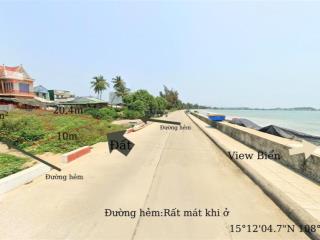 Chính chủ bán đất view sát biển mỹ khê 204m², mặt tiền 10m, 2 hẻm, đông nam, không dính qh, 5,5 tỷ,