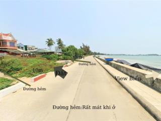 Chính chủ bán đất view sát biển mỹ khê 204m², mặt tiền 10m, 2 hẻm, đông nam, không dính qh, 5,5 tỷ