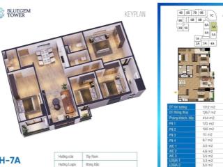 Chính chủ cần bán căn 07a  4pn chung cư bluegem tower, giá 7,5 tỷ bao sang tên