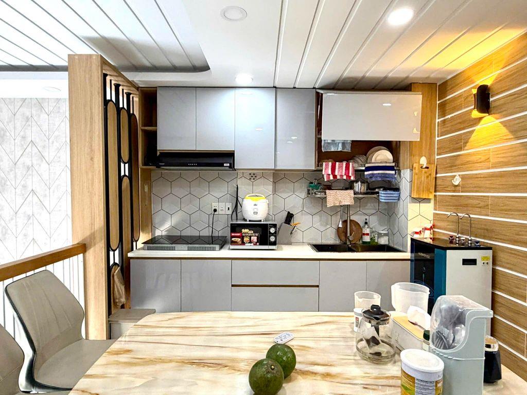 NHÀ 6 TẦNG THANG MÁY - 4PN FULL NỘI THẤT - HẺM 8M THÔNG - GIÁ 7.66 TỶ