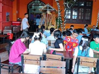 Sang nhanh mặt bằng quán buffet