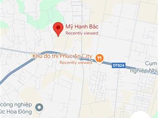 Chính chủ cần bán đất đẹp mỹ hạnh bắc  đức hòa, long an  vị trí cực tiềm năng giá còn mềm sổ sẵn