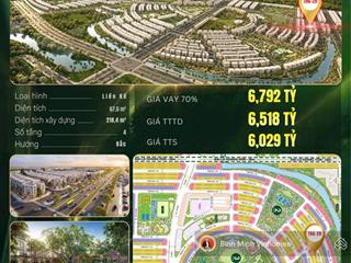 Th629 shophouse gần trục đường 68m tại vinhomes golden city 67,5m2 hướng bắc, mặt tiền 5m