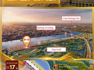 Bán shophouse hp721 mặt đường hạnh phúc view sân golf+hồ tự nhiên siêu vip tại vinhomes vũ yên
