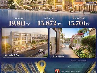 Đảo vua đv1212 swing villas  nhà phố vườn ven sông đẹp nhất đảo vũ yên