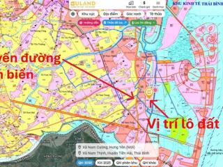 Cần bán lô đất 247m2, giá 1,45 tỷ, dân cư đông , sát biển và đường ven biển, sẵn sổ