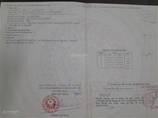 Bán gấp lô đất mặt tiền tỉnh lộ 7 trung tâm củ chi