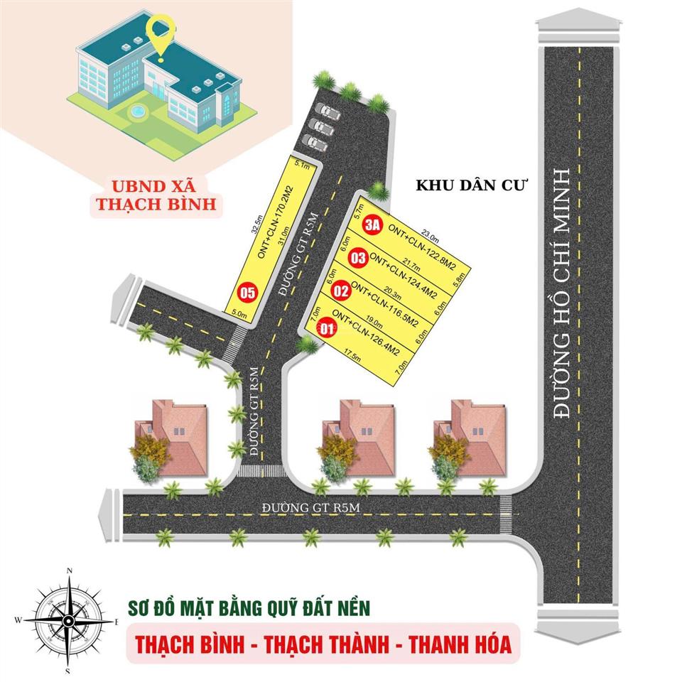 5 lô đất nền giá qua đẹp cho ac đầu tư hoặc xây nhà