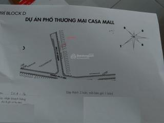 Bán đất nền dự án casa mall, tân phước khánh, 1,5 tỷ, 75m2