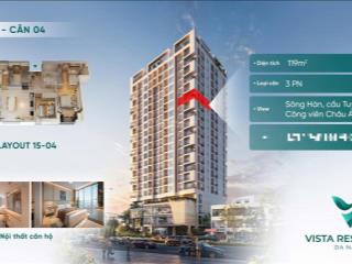 Căn hộ 3pn view triệu đô  the vista đà nẵng | căn hộ 1504