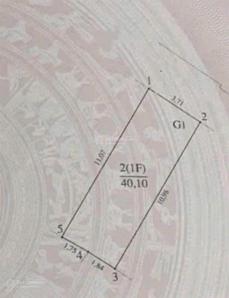 Bán nhà riêng tại đào tấn, phúc xá, ba đình, hà nội, giá ưu đãi chỉ với 6,2 tỷ, 40.1m2