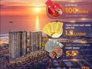 Sở hữu căn hộ trung tâm quy nhơn  thanh toán trước chỉ 15%