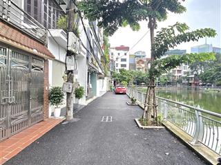 Trần duy hưng  78/89m  5 tầng  gara  ô tô tránh  view hồ  31 tỷ