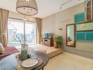 Thuê millennium 1pn 56m2 thiết kế vintage view sông bến vân đồn quận 4 sát q1 q3  0775 924 ***