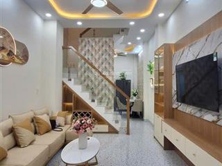 Nhà phạm văn chiêu 4 lầu37m5.95t hẽm ô tô thông nội thất mới