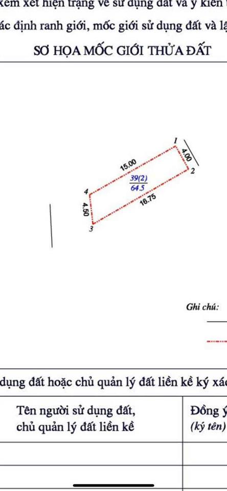 Bán 64.6m2 trục chính kinh doanh thôn thái bình, xã đông anh