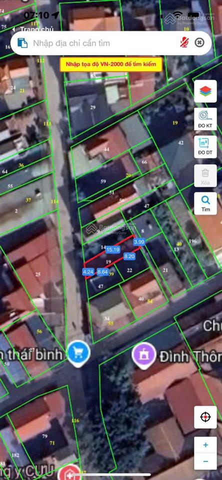 Bán 64.6m2 trục chính kinh doanh thôn thái bình, xã đông anh