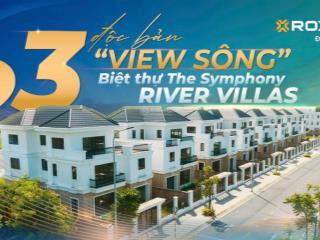 Biệt thự view sông cầu rào. cơ hội đầu tư đón đầu cđt sun group đổ bộ đh