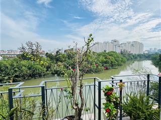 Bán nhà phố 6x15m view sông kdc tân quy đông (nhà đẹp full nội thất + thang máy)