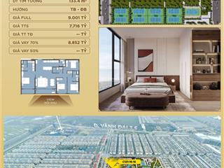 Căn hộ 4pn, 3wc tại masteri trinity square, 7,716 tỷ, 133,4m2  giá ưu đãi hot!